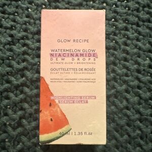 NEW Glow Recipe Watermelon Glow Niacinamide Dew Drops Highlighting Serum 1.35 Oz